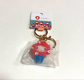 산리오 미야쿠미야쿠 클리어 컬러 키링 키티