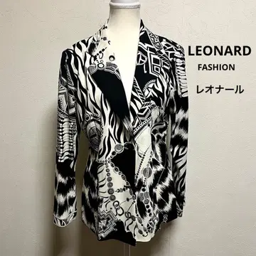 새상품급 레오나르 LEONARD FASHION 자켓 LL 모노톤
