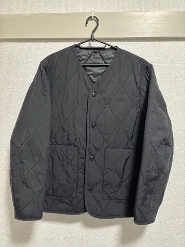 무인양품 포근한 솜 발수 퀼트 자켓 M 블랙