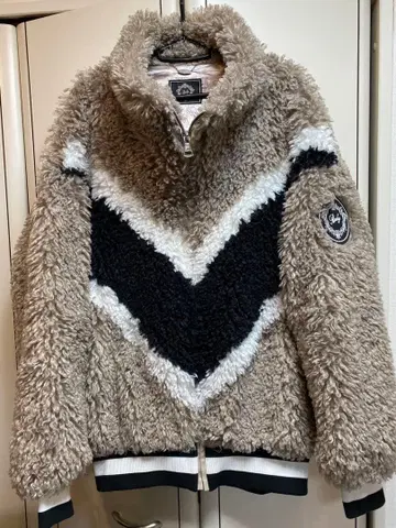 Rady 레이디 푸들 퍼 보아 자켓 L 사이즈 (베이지)