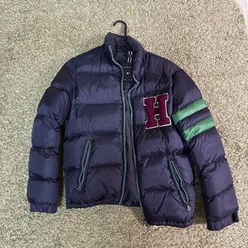 타미힐피거 다운 자켓 S 네이비