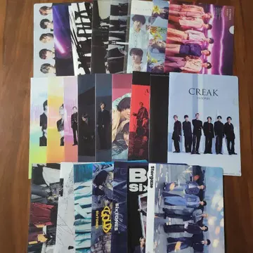 SixTONES 특전 클리어 파일 묶음 판매 26장 은테 (금테)