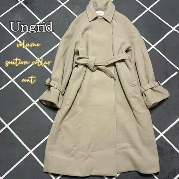 [ Ungrid ] 볼륨 스텐카라 코트