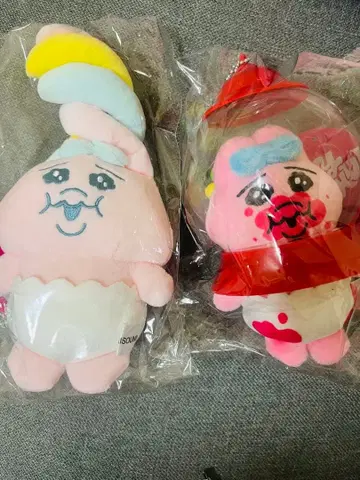 새상품 빤쮸토끼 POPUP 봉제 인형 키체인 2세트