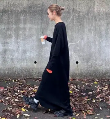 CIAOPANIC TYPY 울 혼방 크루넥 니트 원피스