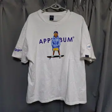 APPLESBUM Dodgers T셔츠 화이트 XXL