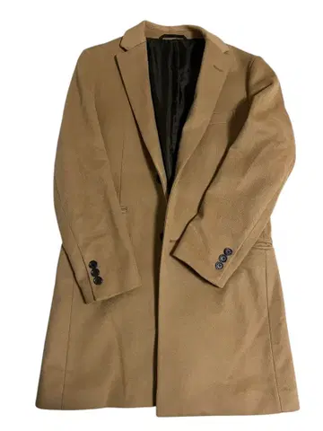 B:MING 베이지 체스터 코트 S