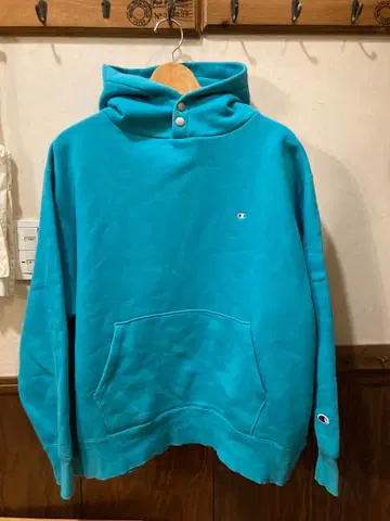 Champion x BEAMS / 별주 스냅 맨투맨 후드티