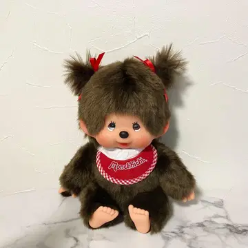 몬치치 프리미엄 스탠다드 M 트윈 테일 앉은 브라운 여아