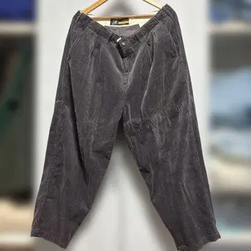 F.A.T. 그레이 코듀로이 와이드 팬츠