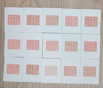 오다 카즈마사 FAR EAST CLUB 핀즈 응모권 15매