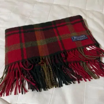 [ HIGHLAND TWEEDS 스톨 체크 무늬 머플러 트위드 ]