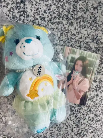 케어 베어스 ILLIT 봉제 인형 이로하