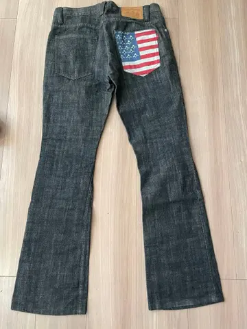 새상품급 BACK BONE x easy rider 콜라보 데님 팬츠