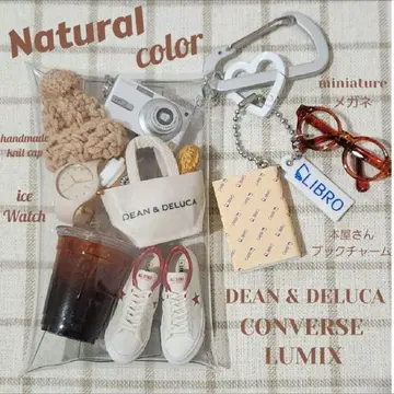 내추럴 계열 가챠 파우치 딘&델루카 컨버스 루믹스 등