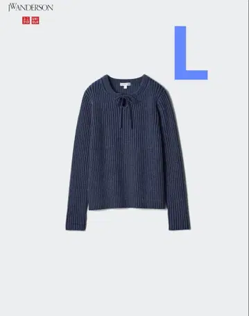 리브 타이넥 스웨터 유니클로 JWA