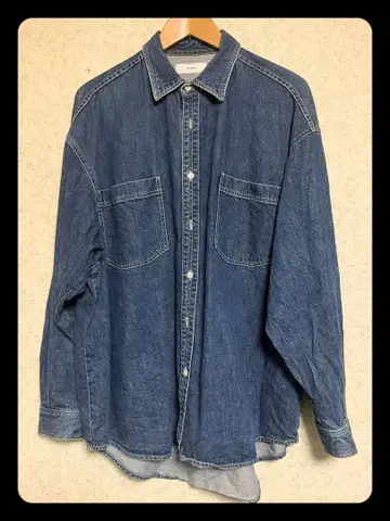 그라프 페이퍼 데님 셔츠 사이즈 1