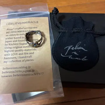 BELIEVEINMIRACLE [ JESUS RING 지저스 반지 ]