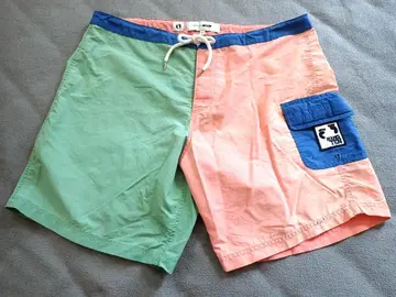 행텐 골드 빈티지 숏팬츠/서프팬츠 32