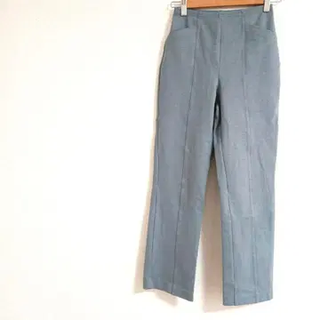 그레이 슬랙스 프론트 포켓 부착 S 오피스 엘레강트 비즈니스