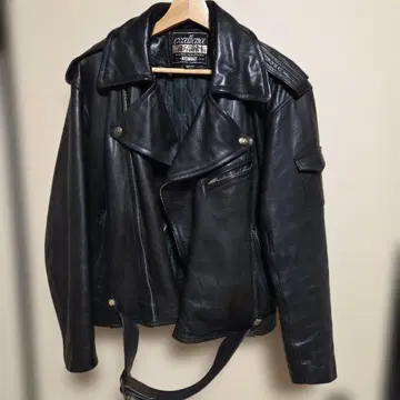 코미네, 빈티지, 당시 제품, 더블 라이더 자켓 소가죽 벨트 포함