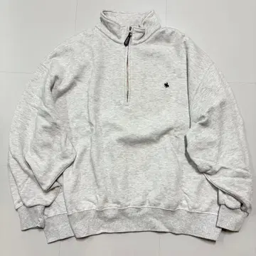 [ niko and - ] 콜라보 맨투맨 하프 지퍼 속기모