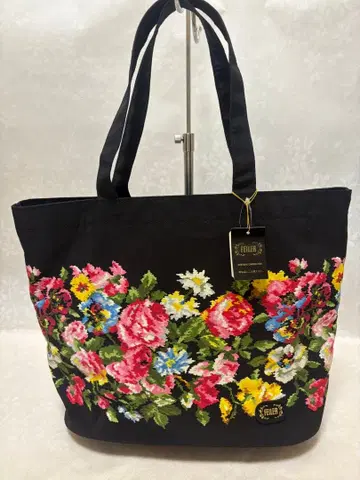[ 새상품 ] FEILER 페일러 나일론 토트백 꽃무늬 복조리백