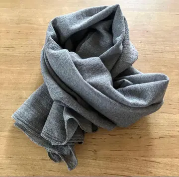 라스트 1 울 거즈 스톨 그레이 핸드메이드