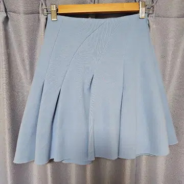 GREED International 플레어 스커트 라이트 블루 S