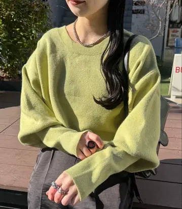 Kastane 멜란지 롱 리브 니트 새상품