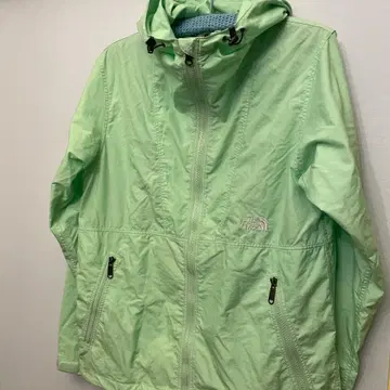 The North Face 라이트 그린 컴팩트 자켓