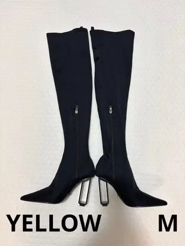 YELLOW 니하이 부츠 M 사이즈