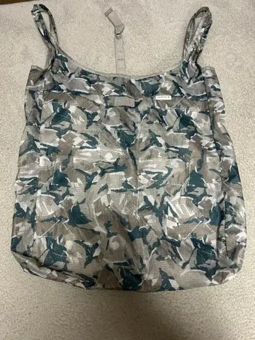 카모 패턴 카모 무늬 토트백 에코백 그레이