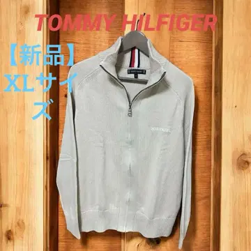 [ 새상품 ] TOMMY HILFIGER 집업 니트 자켓 스웨터 XL