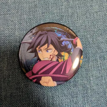 극장판 귀멸의 칼날 무한열차편 글리터 캔뱃지 토미오카 기유