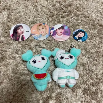 twice 미나 미브리 마스코트 캔 배지