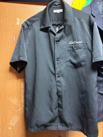 블랙 워크 셔츠 산타 오라시온 자수