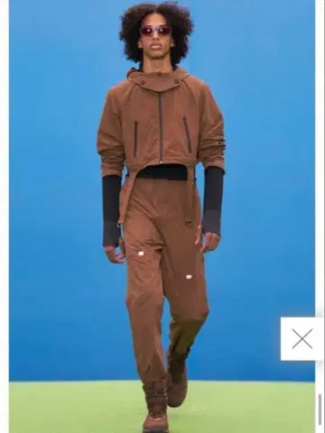 JACQUEMUS 브라운 블랙 긴팔 티셔츠