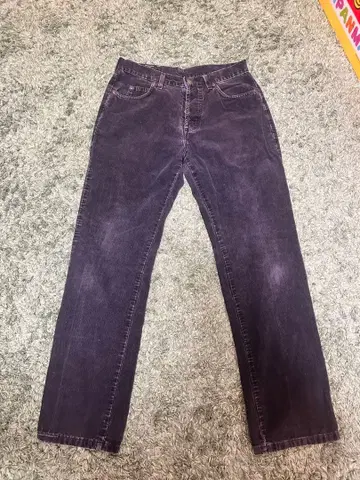 Lee 코듀로이 청바지 버튼 플라이 사이즈 32 x 32