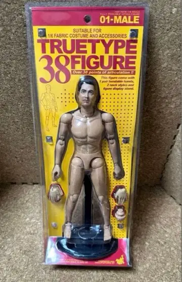 핫토이즈 1/6 트루 타입 백인 남성 피규어 바디 미개봉 새상품