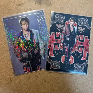 EXILE TAKAHIRO 카드 2종 세트 시크릿