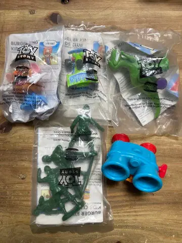 버거킹 토이 스토리 포테이토 헤드 레니 RC 렉스 세트