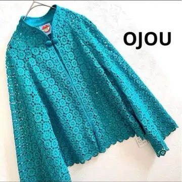 새상품 [오죠우] 여름의 아가씨 & 마담 애용풍 케이프풍 레이스 자켓 L