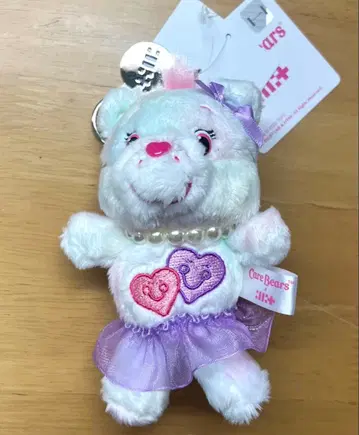 ILLIT 케어베어 소프트 키체인 봉제 인형 마스코트 유나