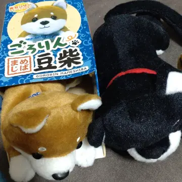 고로린 콩 시바 & 시바 이누 코로린 2체 세트 봉제 인형