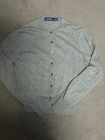 Polo 랄프 로렌 그레이 가디건 긴팔