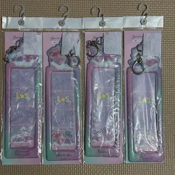 산리오 유니콘 4컷 사진 키링 4개 세트