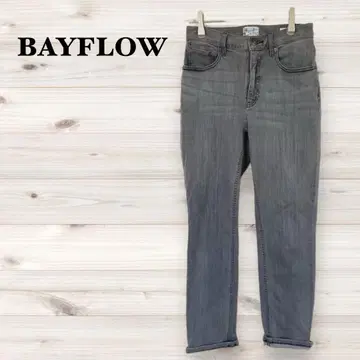 새상품급 베이플로우 데님 팬츠 청바지 스키니 청바지 Y2K 깔끔한