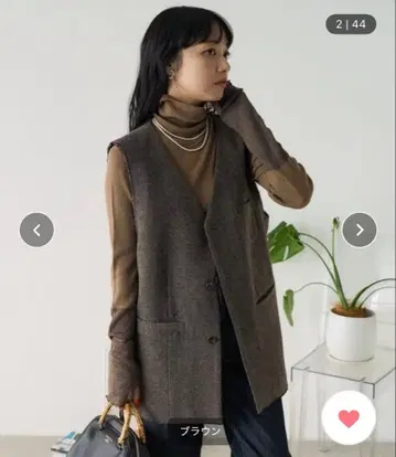 FREAK'S STORE 프리크스토어 트위드 베스트