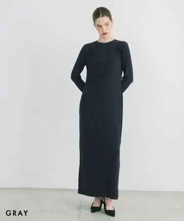 BASEMENTonline 맥시 원피스 그레이 TALL 미사용 새상품